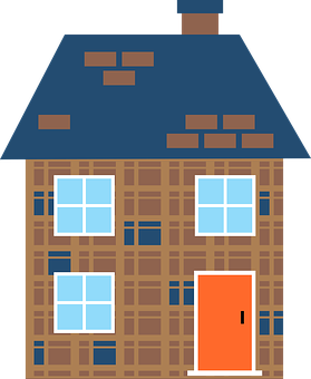 Pixel Art Style House PNG