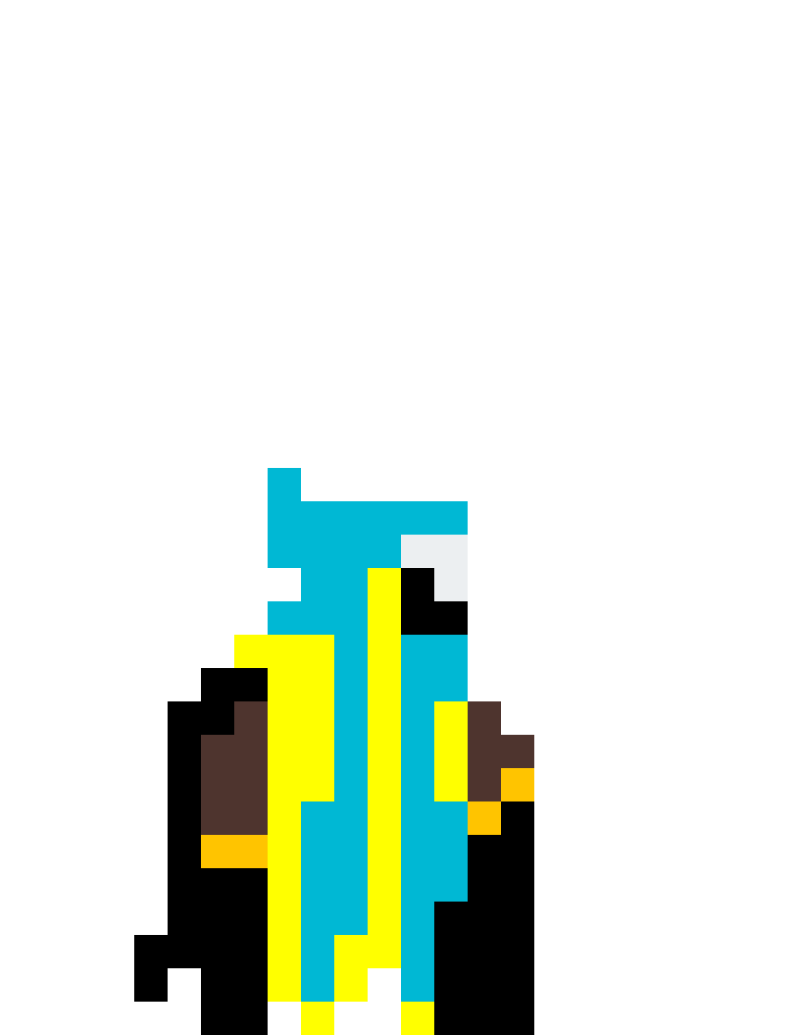 Pixel Art Symmetra Overwatch PNG