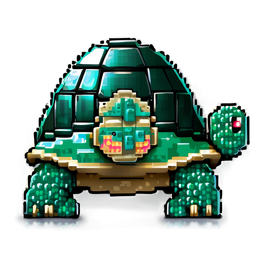 Pixel Art Turtle Icon Png 06242024 PNG