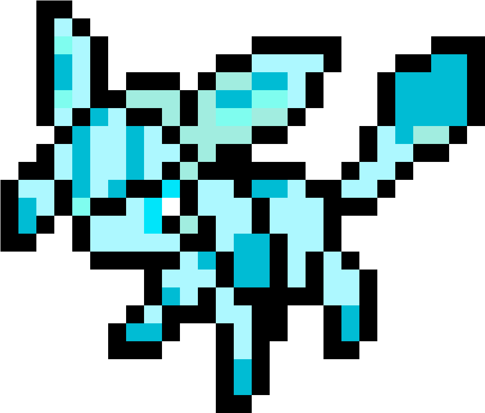 Pixel Articuno Pokemon PNG