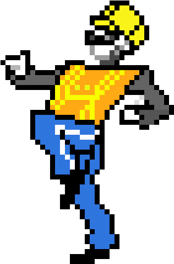 Pixel Dancing Man PNG