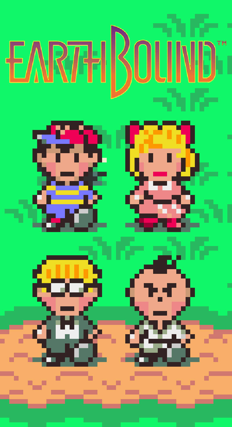 Experience ultimate adventure with Earthbound Wallpaper