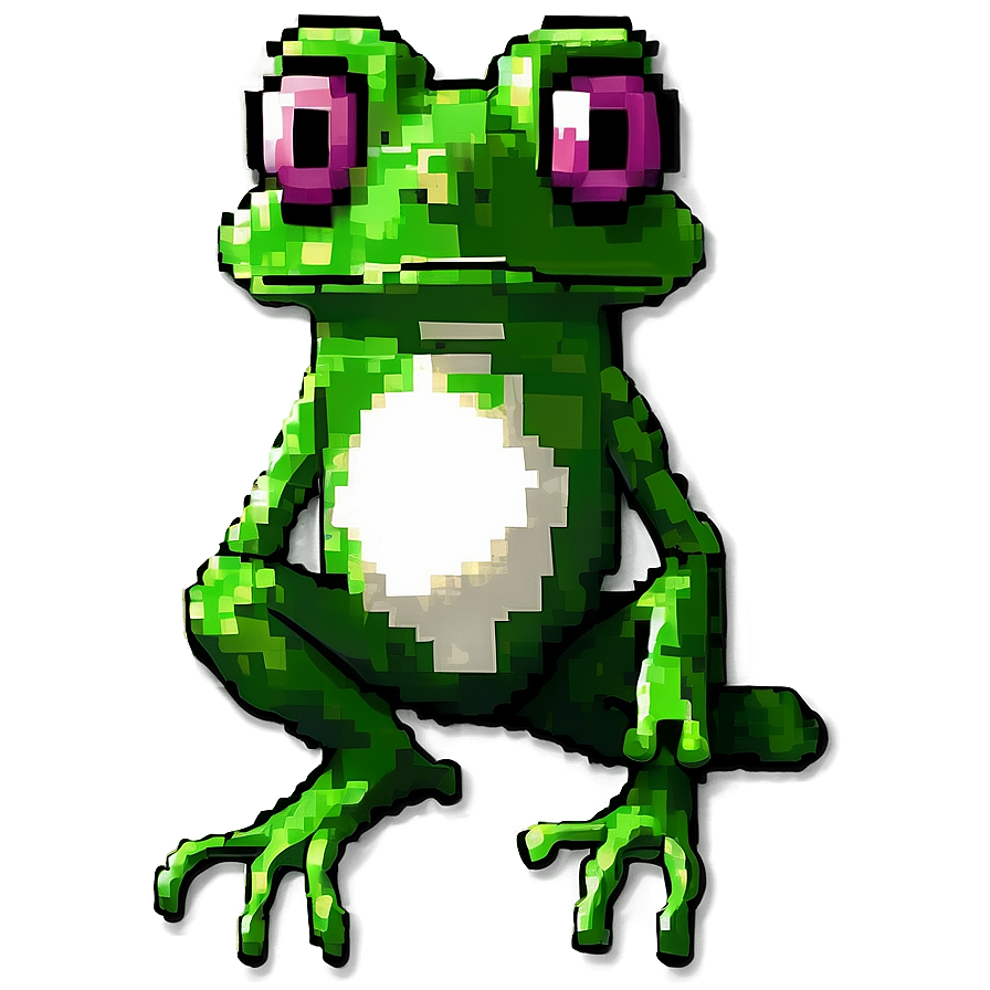 Pixel Frog Sprite Png Xfb42 PNG