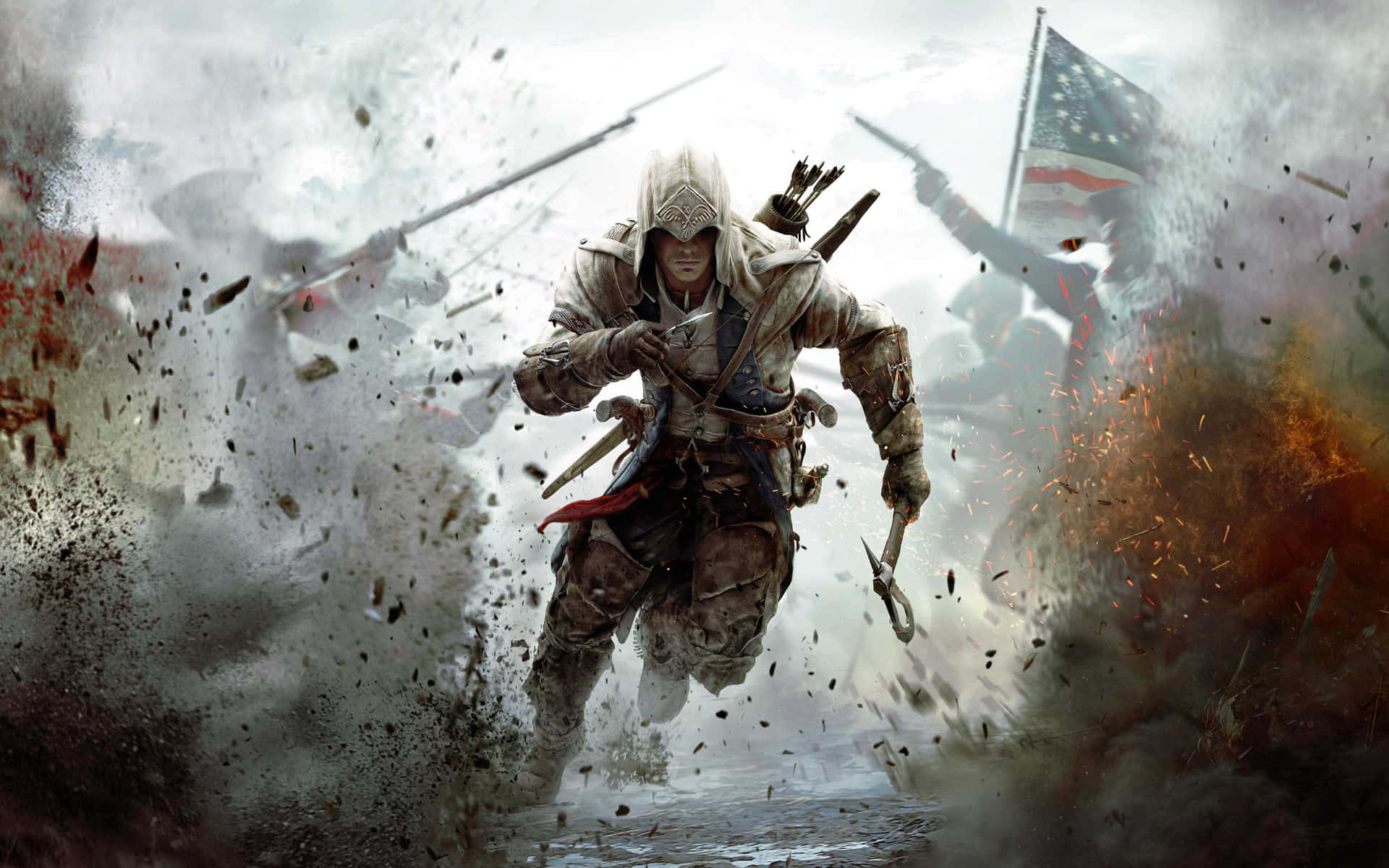 Pixel Assasin's Creed Game Wallpaper