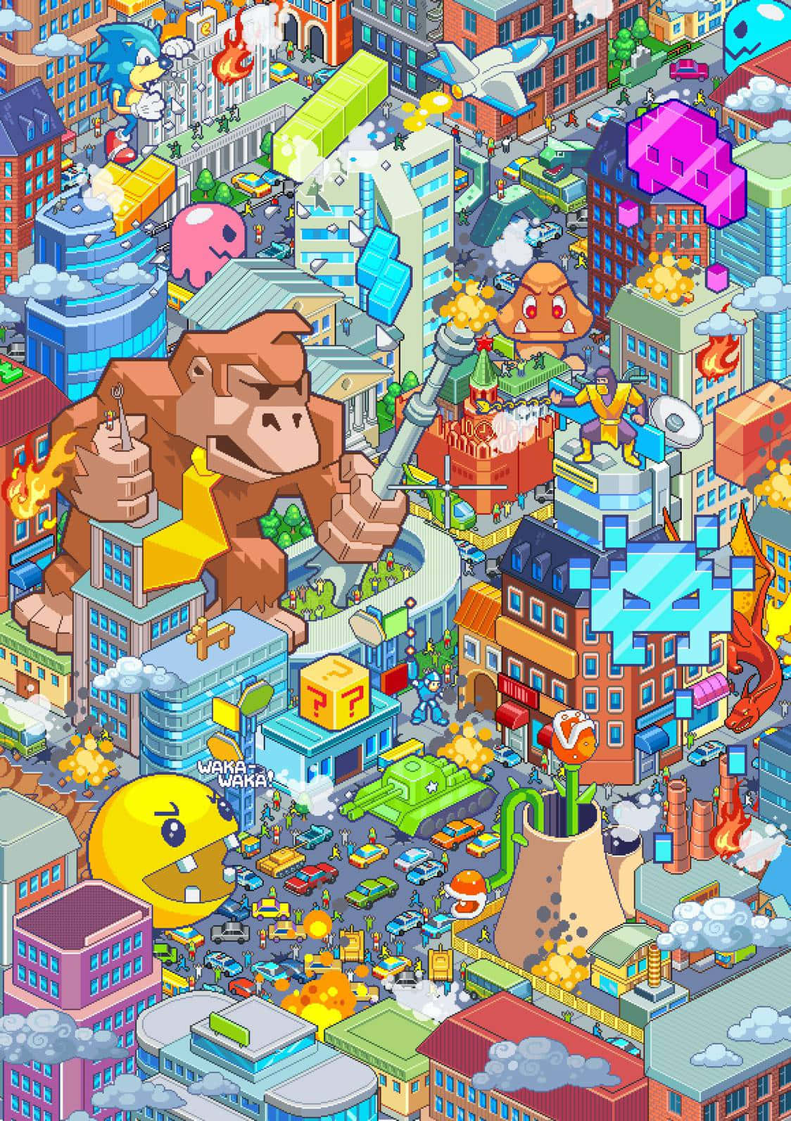 Pixel Game Wallpaper