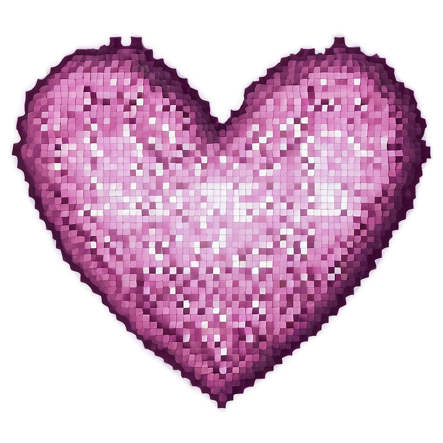 Pixel Heart Sticker Png Ffy58 PNG