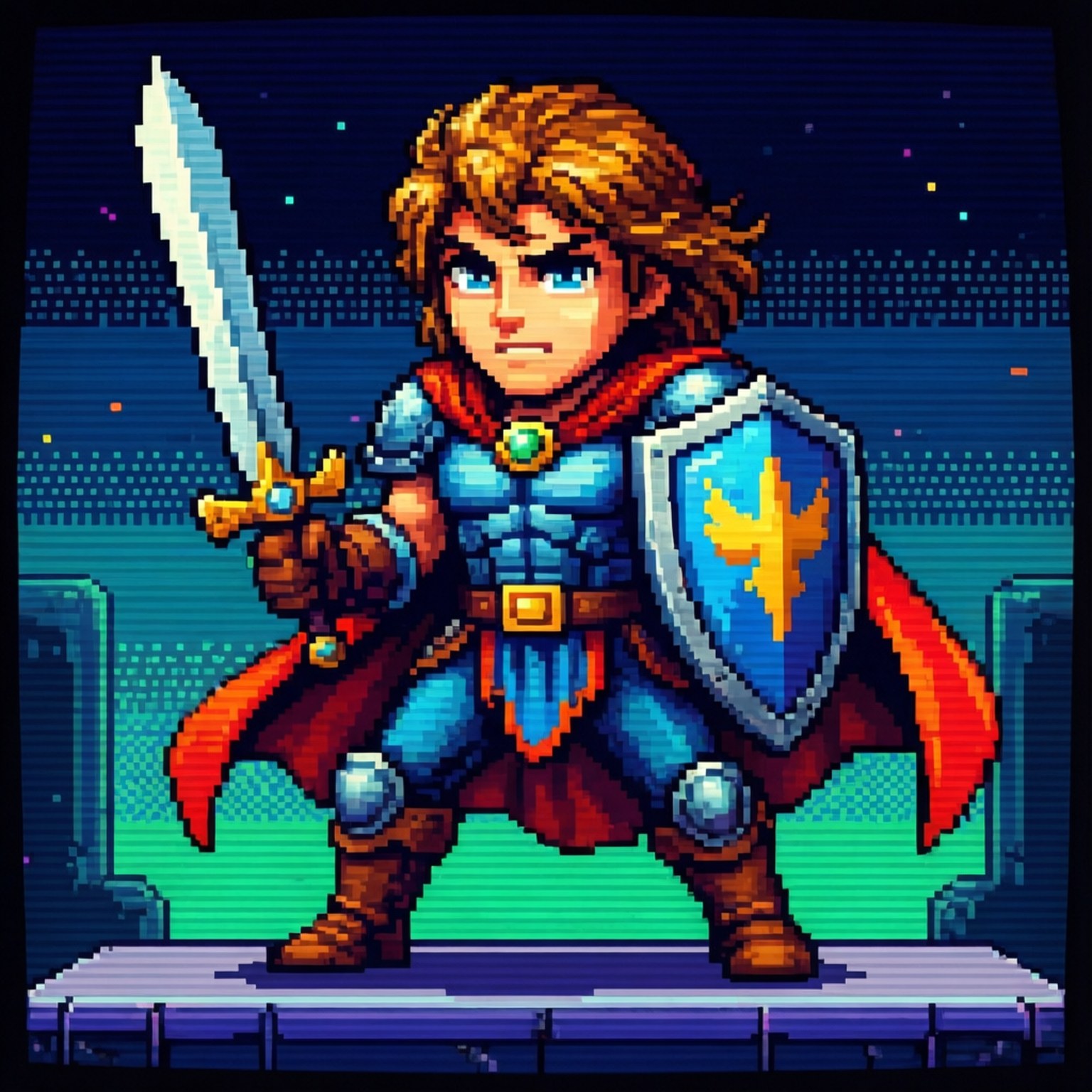 Pixel Hero Bakgrunner