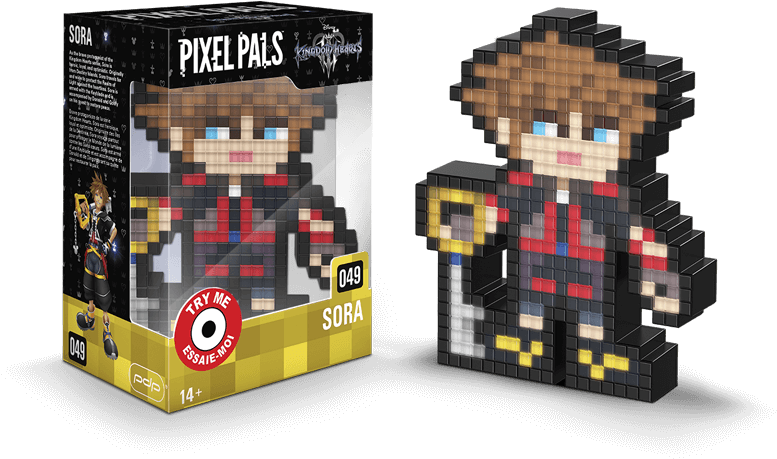 Pixel Pals Lighted Figure Packaging PNG