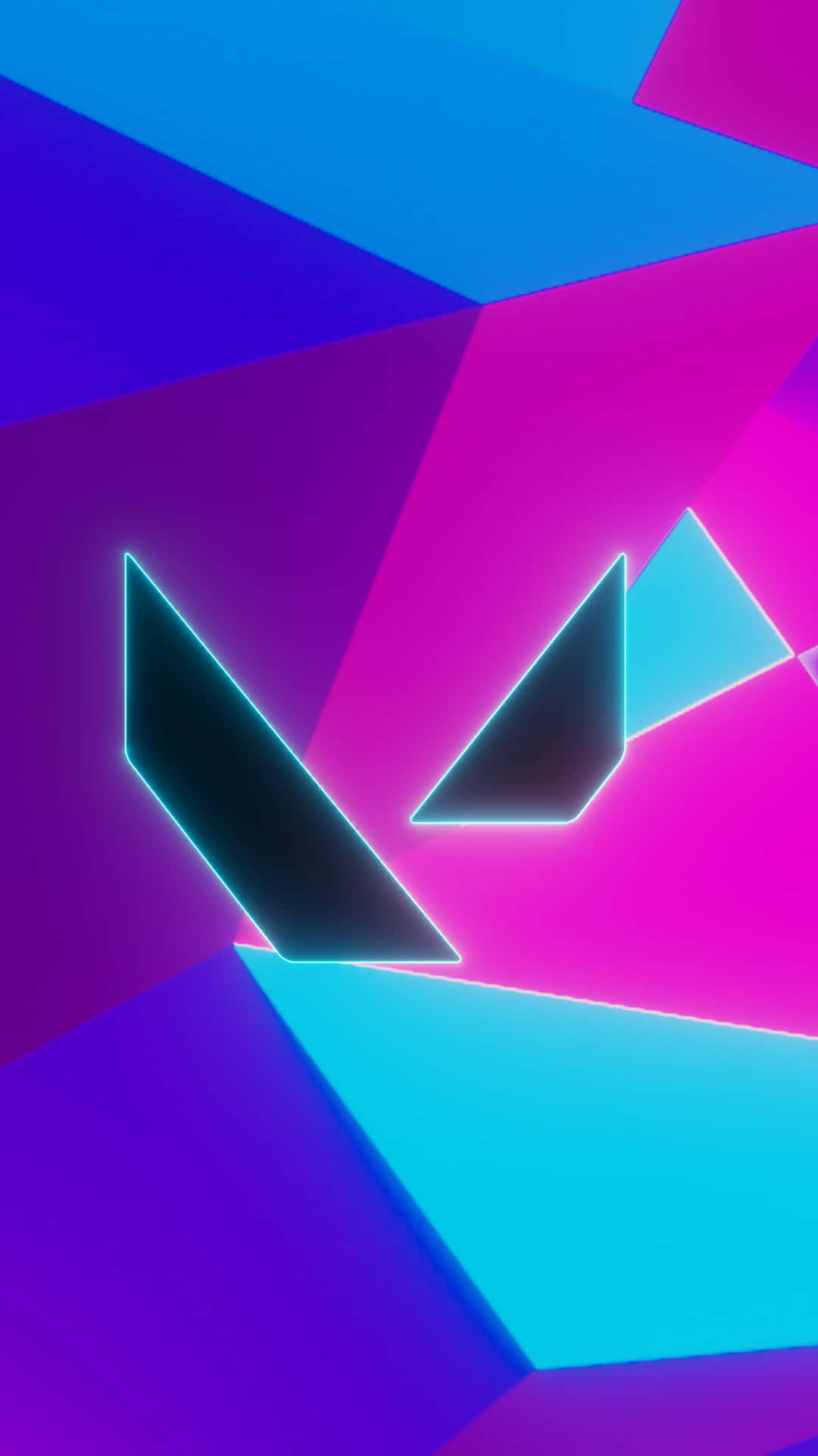 A Colorful Abstract Background With A Triangle In The Middle Wallpaper