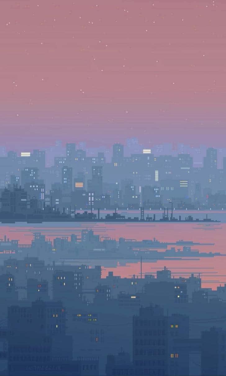 Experience a Futuristic Edge with Pixel Phone Wallpaper