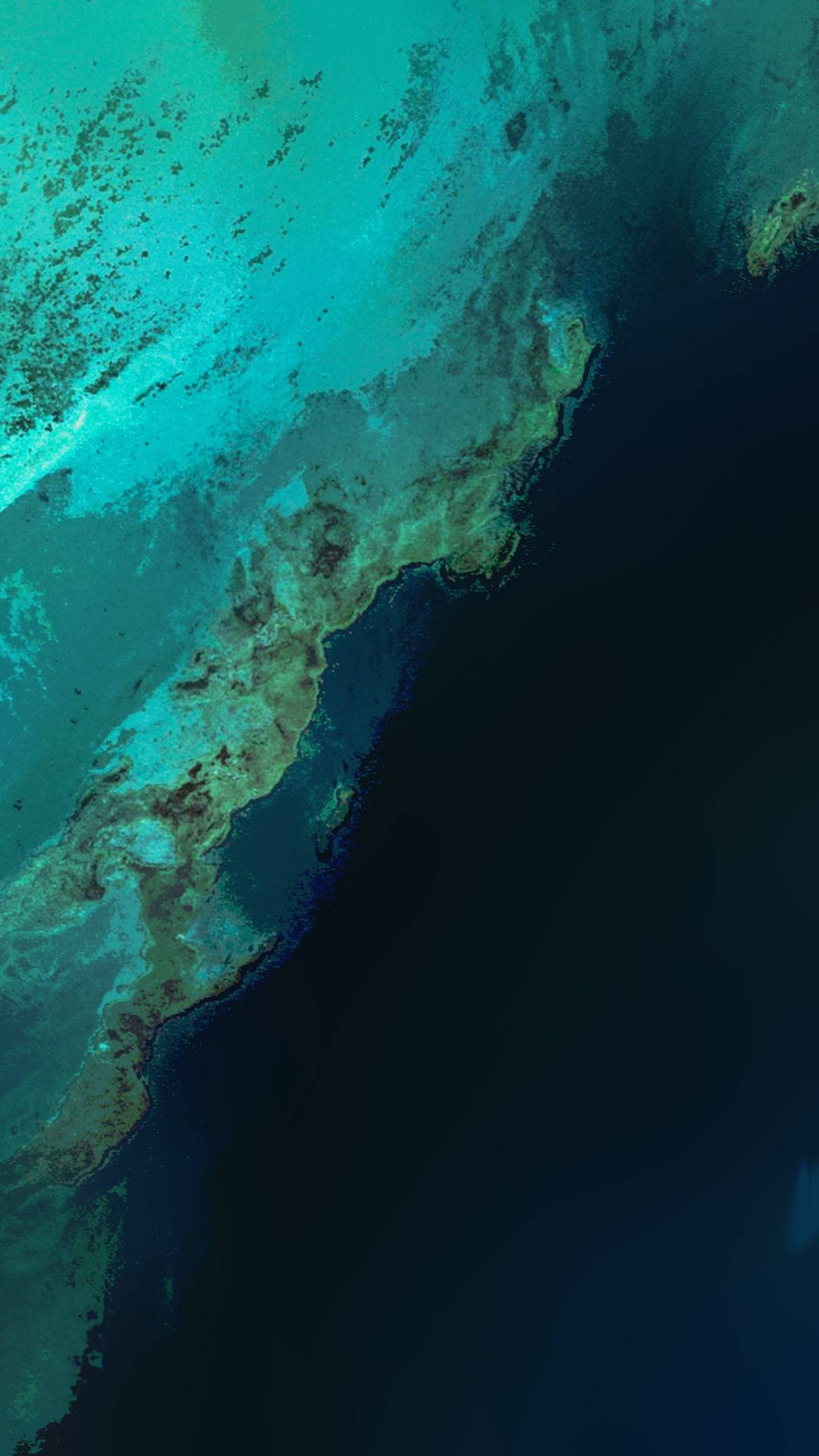 Pixel Sea Landscape Wallpaper