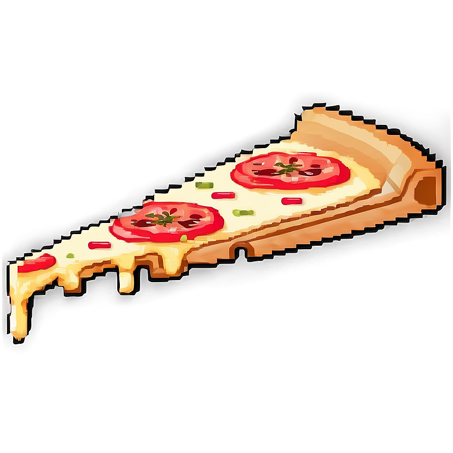 Download Pixel Style Pizza Slice Png 78 | Wallpapers.com