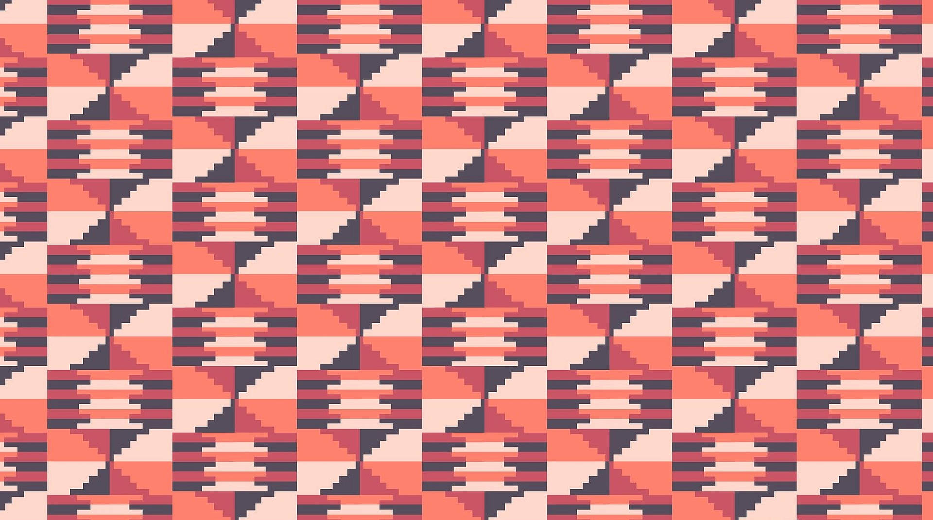 Pixel Tribale Mønster Tapet Wallpaper