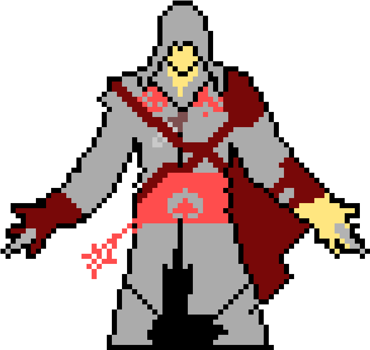 Pixel_ Art_ Alchemist_ Character PNG