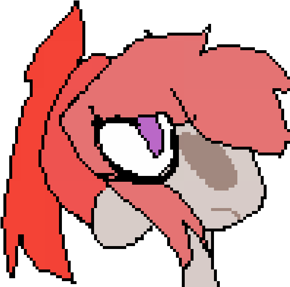 Pixel_ Art_ Red_ Haired_ Character PNG