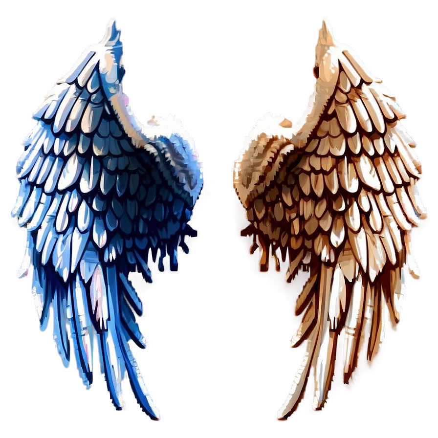 Pixelated Angel Wings Png 65 PNG