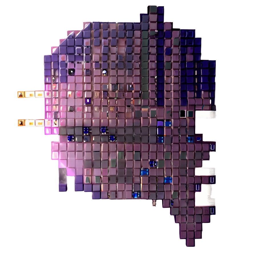 Pixelated B PNG