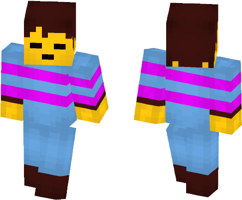 Pixelated Character Model PNG