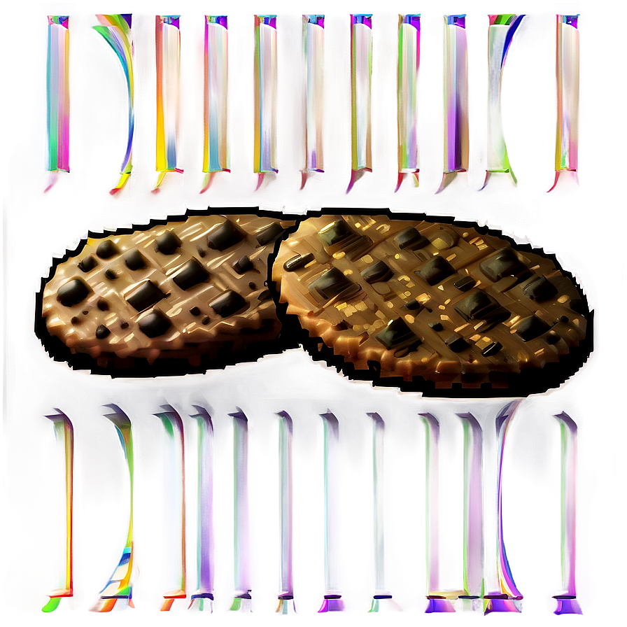 Pixelated Chocolate Cookie Png 06242024 PNG