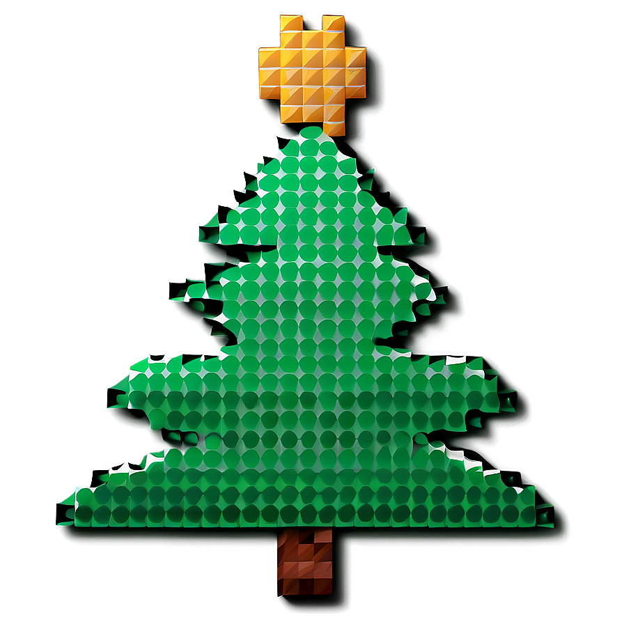 Pixelated Christmas Tree Png 68 PNG