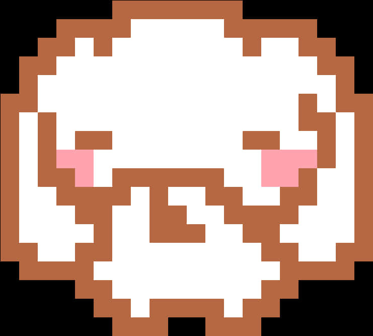 Pixelated Cinnamoroll Icon PNG