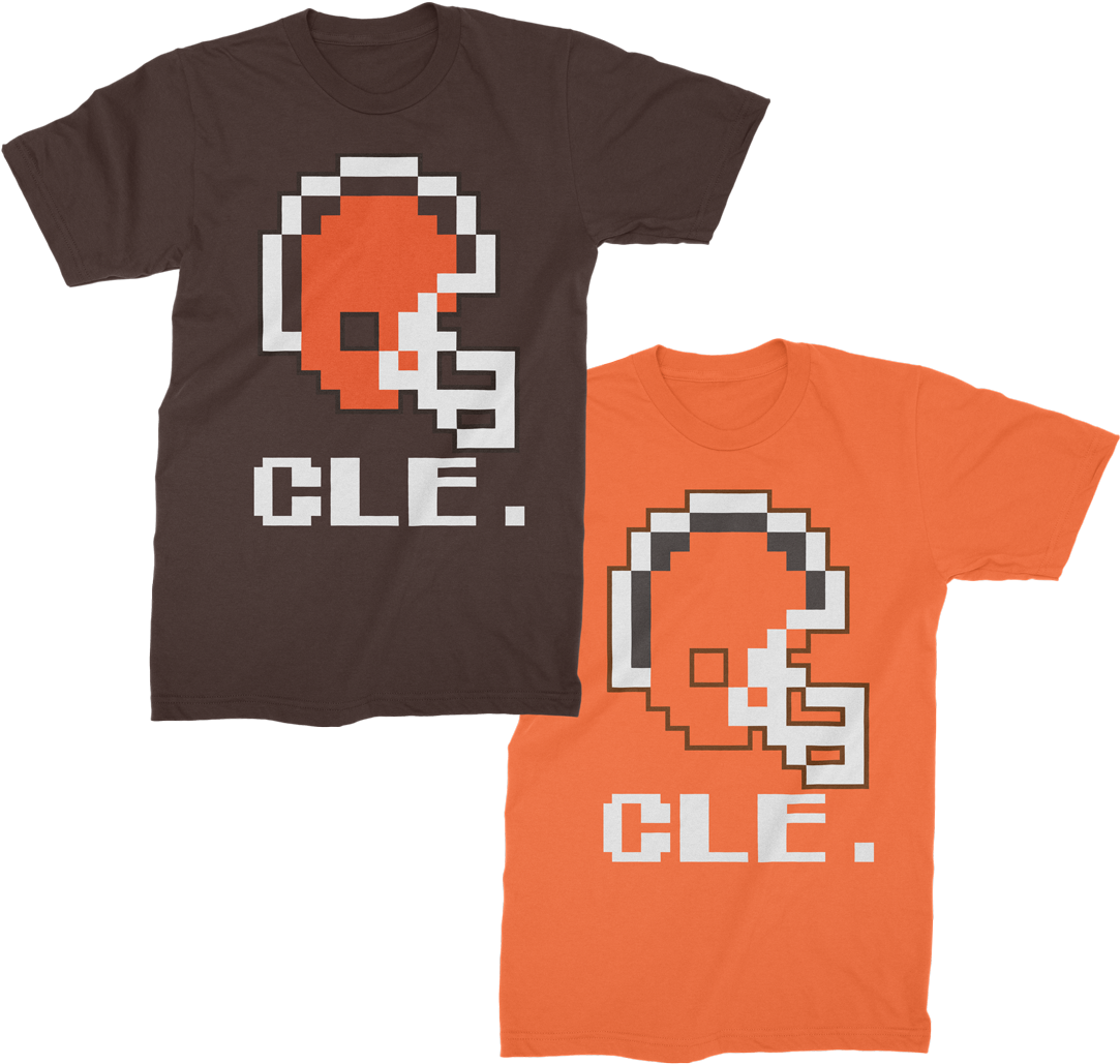 Pixelated Cleveland T Shirts PNG