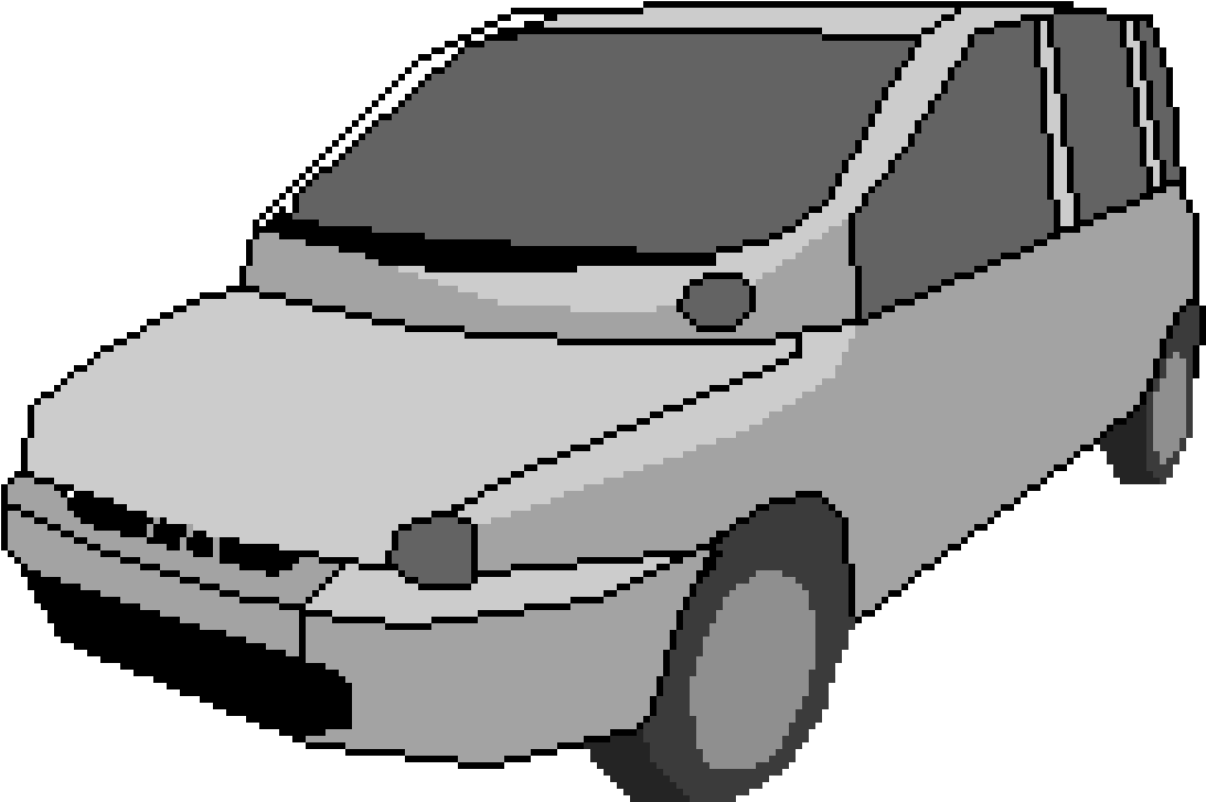 Pixelated Compact Car Illustration.png PNG