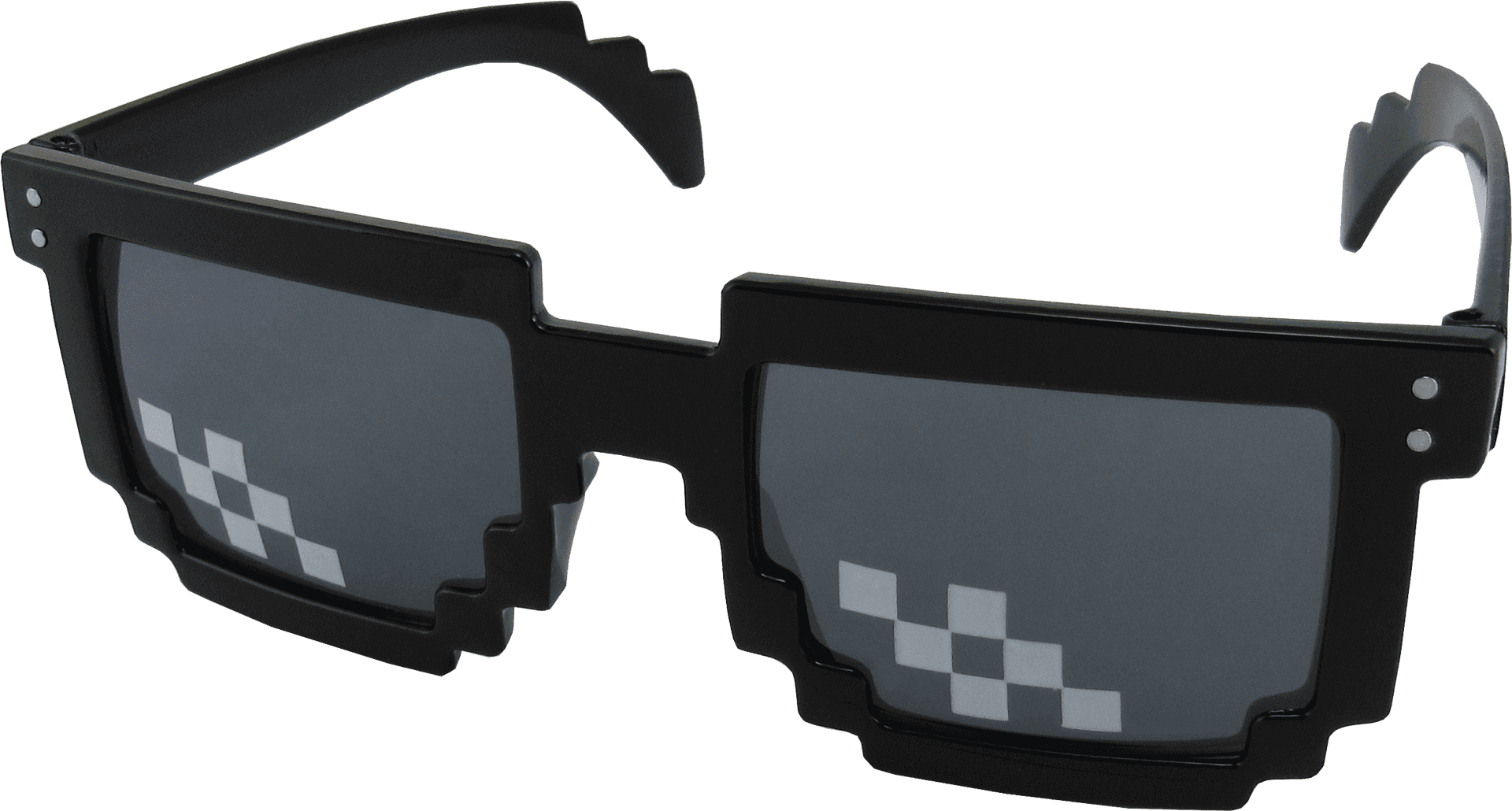 Pixelated Design Sunglasses PNG