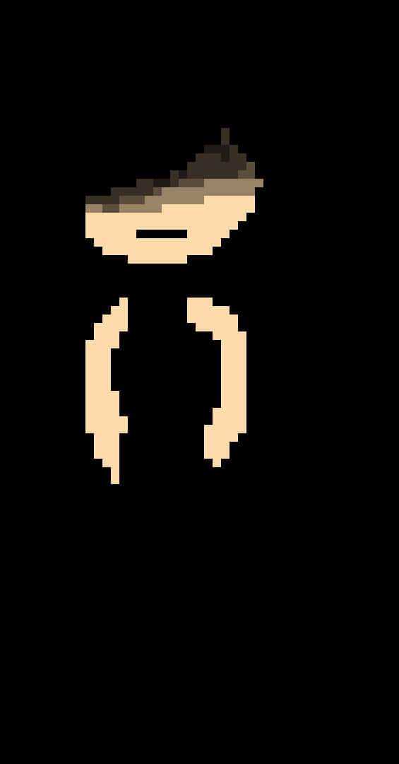 Pixelated Emo Hairstyle PNG