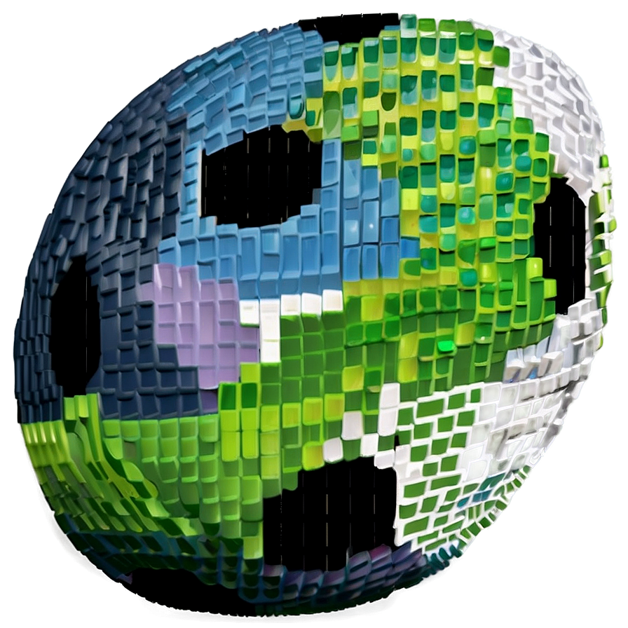 Pixelated Football Png Tgw63 PNG