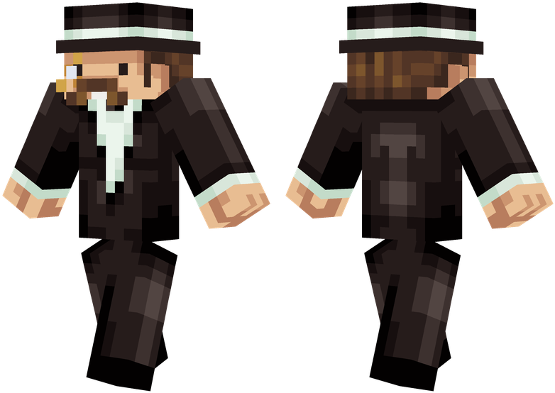 Pixelated Gentleman Duo PNG