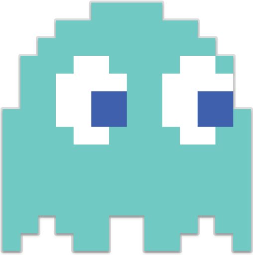 Pixelated Ghost Graphic PNG