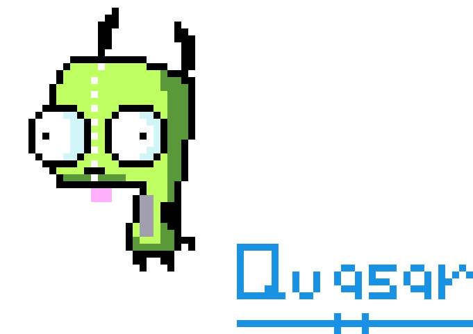 Pixelated Green Robot Character PNG