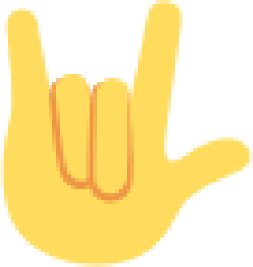 Pixelated Hand Gesture Libra Sign PNG