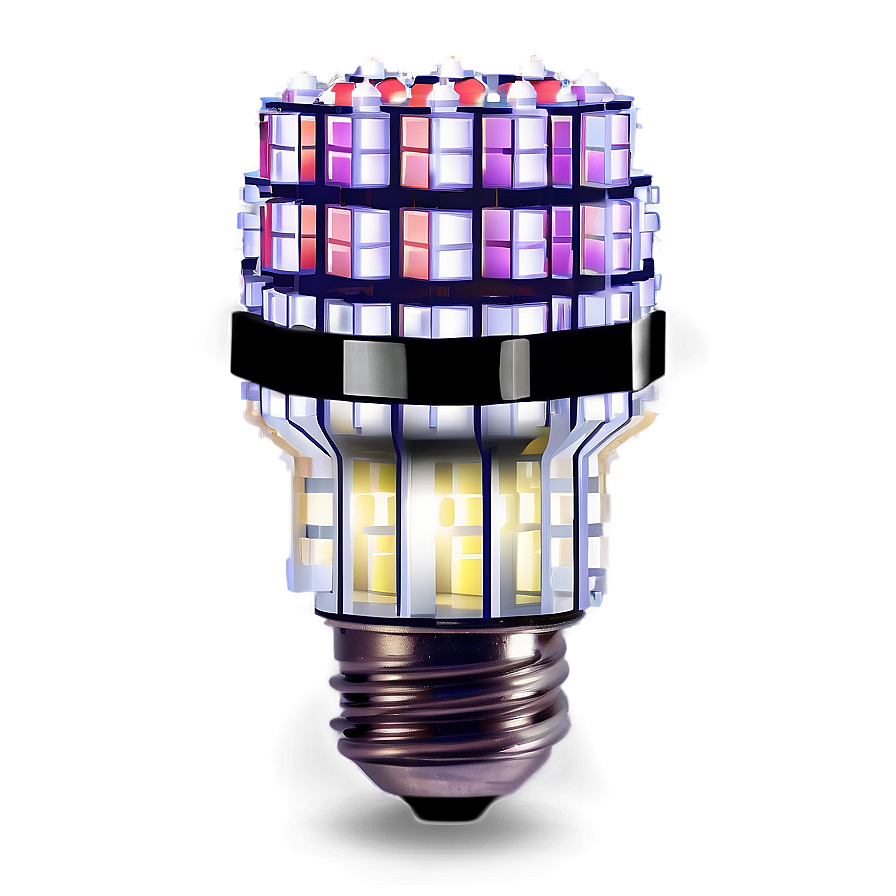 Pixelated Light Bulb Png 06242024 PNG