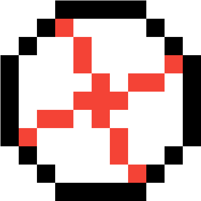 Pixelated Peppermint Icon PNG