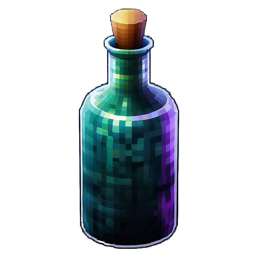 Pixelated Potion Bottle Png 88 PNG