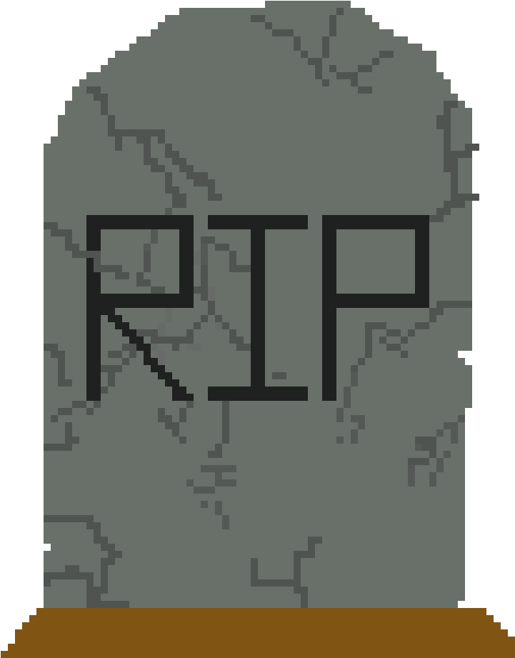 Download Pixelated R I P Gravestone | Wallpapers.com