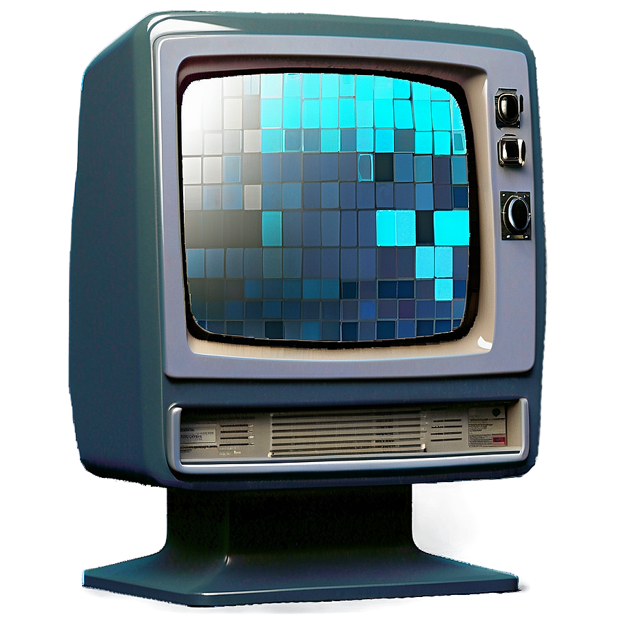 Pixelated Retro Tv Png Tik60 PNG