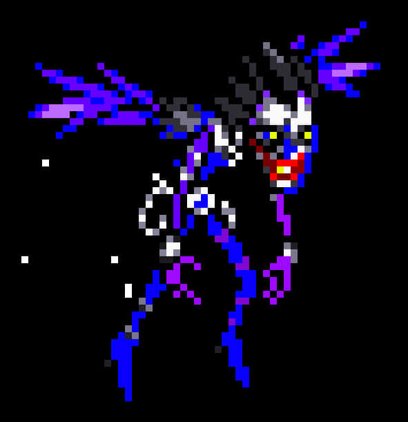 Pixelated Ryuk Death Note PNG