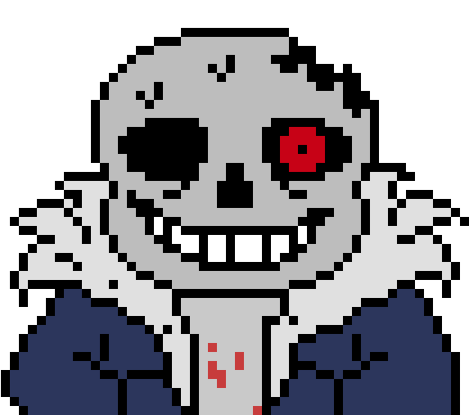 Pixelated_ Skeleton_ Character PNG