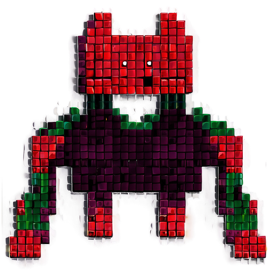 Pixelated Space Invader Png Ppi PNG