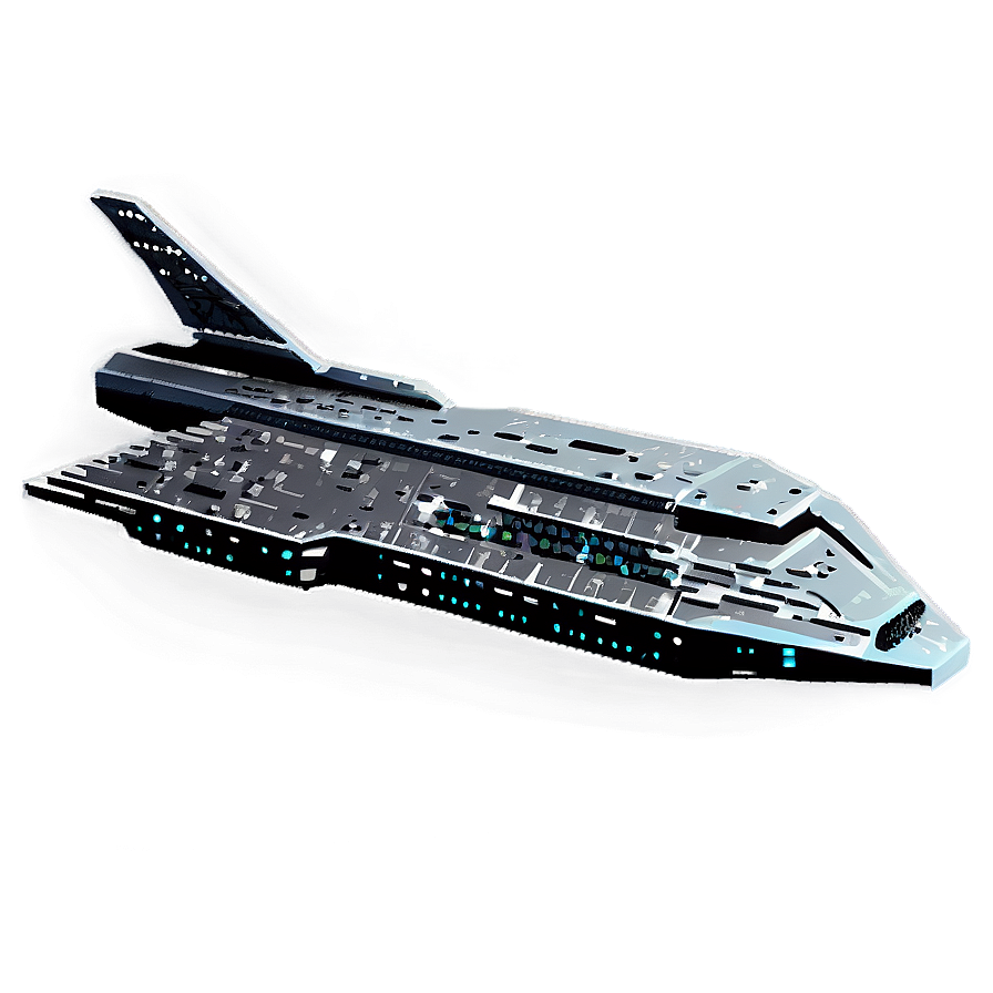 Pixelated Starship Png 10 PNG