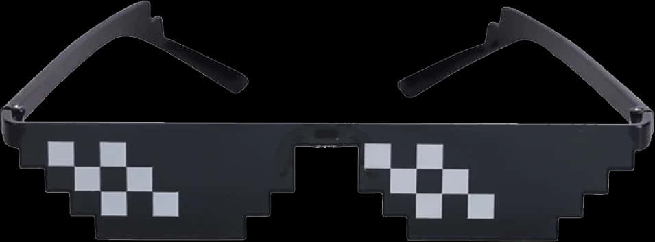 Pixelated Thug Life Sunglasses PNG