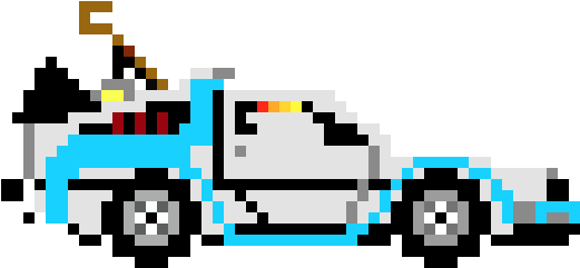 Pixelated Tow Truck PNG