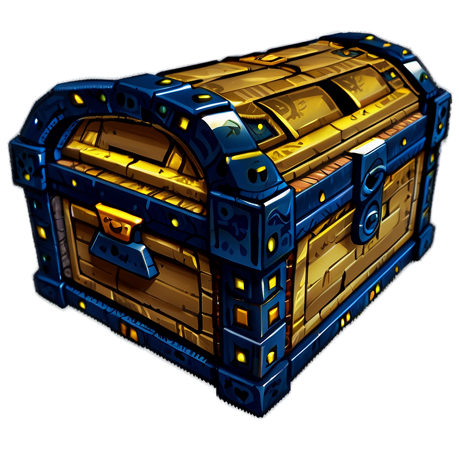 Pixelated Treasure Chest Png Egf32 PNG