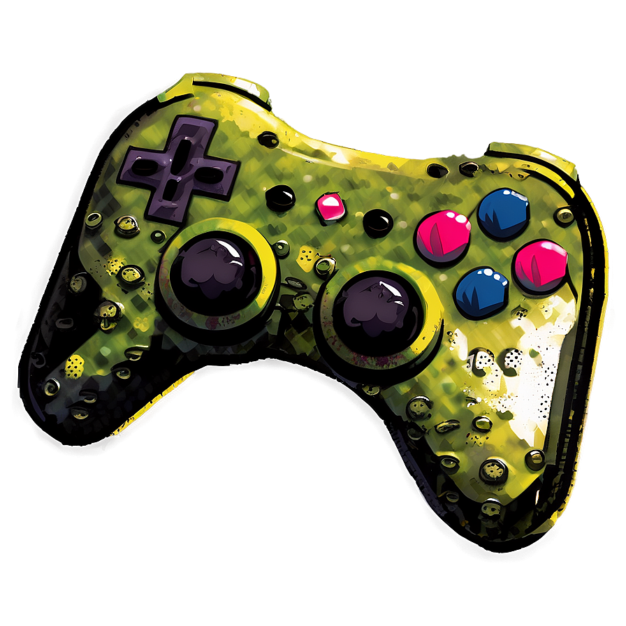 Pixelated Video Game Controller Png 27 PNG