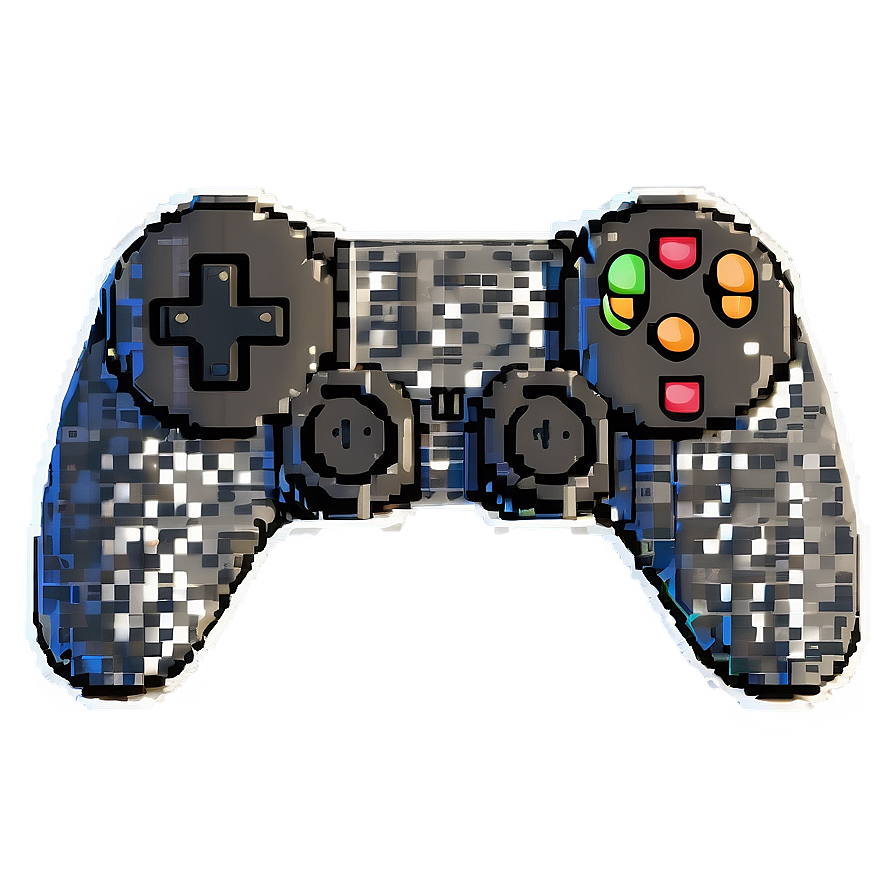 Pixelated Video Game Controller Png Jbh PNG