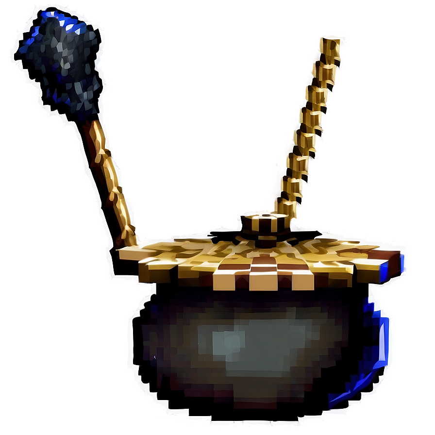 Pixelated Witch Broom Png 81 PNG