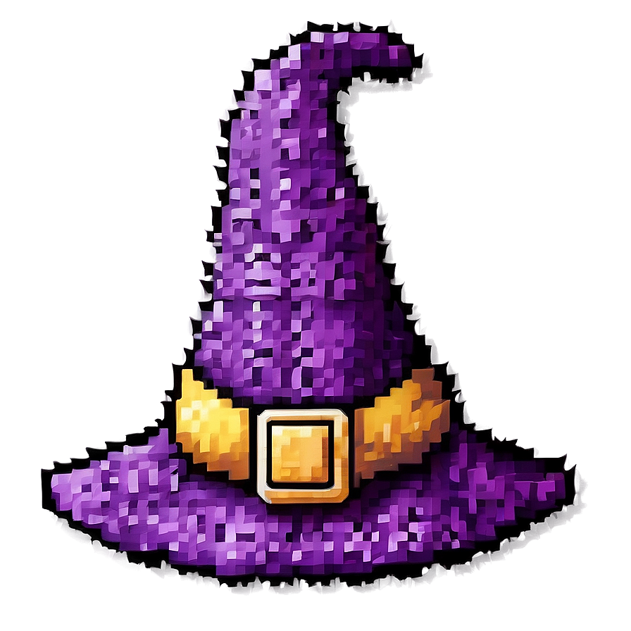 Pixelated Wizard Hat Png 18 PNG